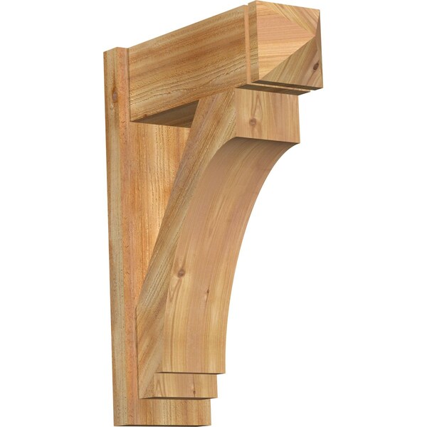 Ekena Millwork Imperial Rough Sawn Arts and Crafts Outlooker, Western Red Cedar, 8"W x 22"D x 30"H OUT08X22X30IMP03RWR - main